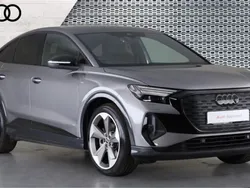 Grey Used 2024 Audi Q4 Sportback e-tron Black Edition SUV | £38,072