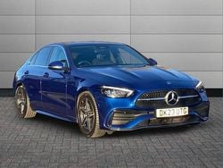 Blue Used 2023 Mercedes C220 AMG line Sedan | £27,995 (Good price)