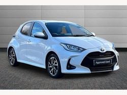 White Used 2023 Toyota Yaris Hybrid Design Hatchback | £16,895 (Fair price)