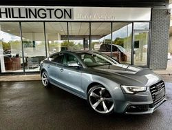 Grey Used 2014 Audi A5 Sportback Black Edition Hatchback | £9,395 (Fair price)