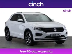 White Used 2019 VW T-Roc R-line SUV | £16,349 (Fair price)
