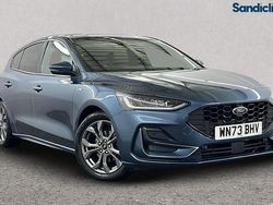Blue Used 2023 Ford Focus ST-Line Hatchback | £15,323 (Fair price)