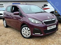 Purple Used 2014 Peugeot 108 Active Hatchback | £3,995 (Fair price)