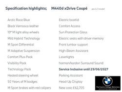 Blue Used 2022 BMW M440 Comfort Edition Sedan | £33,995 (Good price)