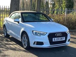 White Used 2020 Audi A3 Cabriolet Sport Cabriolet | £15,490 (Fair price)