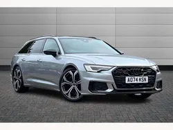 Silver Used 2024 Audi S6 Black Edition Estate | £56,850 (Fair price)
