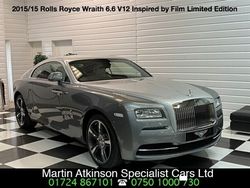 Silver Used 2015 Rolls Royce Wraith Coupe | £128,750