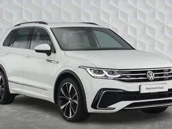 White Used 2024 VW Tiguan R-line Edition SUV | £32,650 (Fair price)