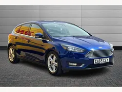 Blue Used 2015 Ford Focus Titanium Hatchback | £7,299 (Fair price)