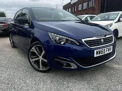 Blue Used 2015 Peugeot 308 GT-line Hatchback | £6,495 (Fair price)