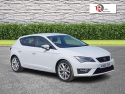 White Used 2015 Seat Leon FR Hatchback | £10,695 (Fair price)