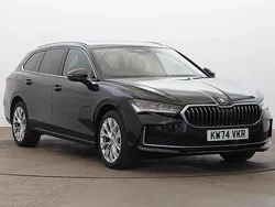 Midnight black metallic Used 2025 Skoda Superb SE L Estate | £36,995