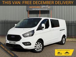 White Used 2022 Ford Transit Custom Limited Van | £19,995 (Expensive)