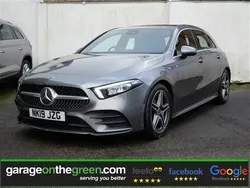 Mountain grey metallic Used 2019 Mercedes A200 AMG line Hatchback | £18,495 (Fair price)