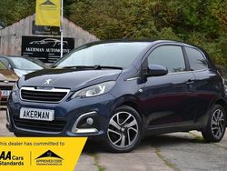 Blue Used 2014 Peugeot 108 Allure Hatchback | £3,495 (Expensive)