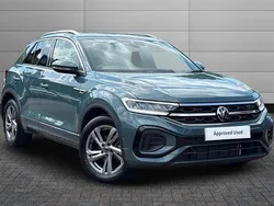 Blue Used 2024 VW T-Roc R-line SUV | £27,395 (Fair price)