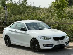 White Used 2015 BMW 218 Sport Line Coupe | £7,995 (Fair price)