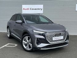 Typhoon grey New 2025 Audi Q4 e-tron S-Line SUV | £41,790