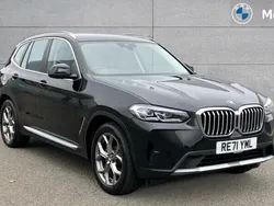 Black sapphire Used 2021 BMW X3 xLine SUV | £31,751 (Fair price)