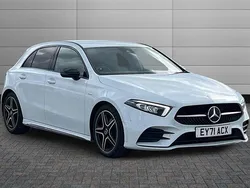 Digital white Used 2021 Mercedes A180 Executive Hatchback | £19,250 (Fair price)