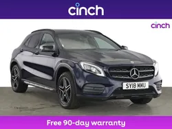 Blue Used 2018 Mercedes GLA220 AMG Line Premium SUV | £16,399 (A bit pricey)