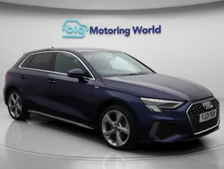 Blue Used 2021 Audi A3 Sportback e-tron S-Line Sedan | £15,000 (Fair price)