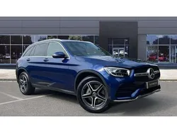 Blue Used 2019 Mercedes GLC220 AMG line SUV | £22,862 (Good price)