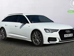 White Used 2020 Audi A6 Black Edition Estate | £25,499 (Super price)