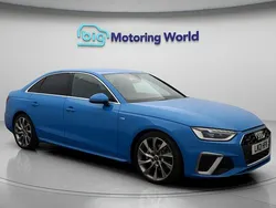Blue Used 2021 Audi A4 S-Line Sedan | £21,400 (A bit pricey)