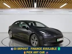 Black Used 2022 Tesla Model 3 Standard Range Plus Sedan | £14,899 (Good price)