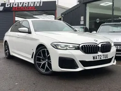 White Used 2022 BMW 520 M Sport Sedan | £24,995 (Fair price)