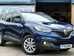 Blue Used 2016 Renault Kadjar Dynamique SUV | £5,895 (Fair price)