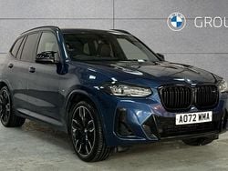 Phytonic blue metallic paint Used 2022 BMW X3 Performance SUV | £41,450 (Fair price)
