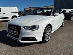 White Used 2013 Audi A5 Cabriolet S-Line Cabriolet | £9,995