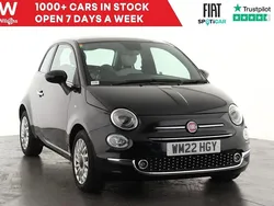 Black Used 2022 Fiat 500 Dolcevita Hatchback | £10,499 (Fair price)