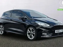 Black Used 2018 Ford Fiesta ST-Line Hatchback | £10,099 (Fair price)