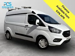 Frozen white (solid colour) Used 2021 Ford Transit Custom Trend | £14,000 (Good price)