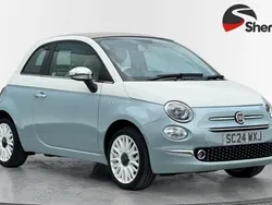 Green Used 2024 Fiat 500C Collezione Cabriolet | £17,999