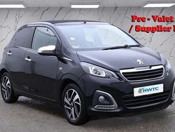 Black Used 2017 Peugeot 108 Allure Top Hatchback | £8,295 (Fair price)