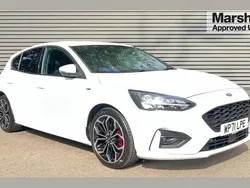 White Used 2021 Ford Focus ST-Line X Hatchback | £14,190 (Fair price)