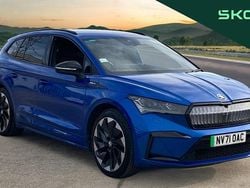 Blue Used 2022 Skoda Enyaq iV SportLine SUV | £24,952 (Fair price)