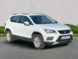 White Used 2019 Seat Ateca Ecomotive SUV | £10,799 (Fair price)