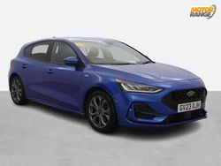 Blue Used 2023 Ford Focus ST-Line Hatchback | £14,695 (Fair price)