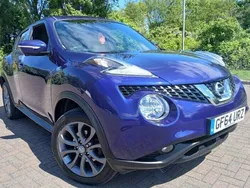 Blue Used 2014 Nissan Juke Tekna SUV | £4,695 (Fair price)
