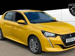 Yellow Used 2020 Peugeot 208 Active Hatchback | £10,359 (Fair price)