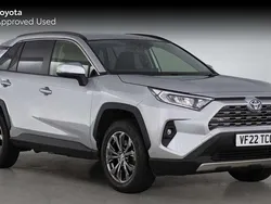 Silver Used 2022 Toyota RAV4 Hybrid Design SUV | £26,000 (Fair price)