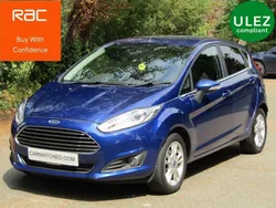 Blue Used 2016 Ford Fiesta Zetec Hatchback | £3,995 (Expensive)