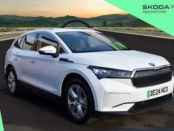 White Used 2024 Skoda Enyaq iV SUV | £26,500 (Fair price)