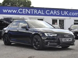 Black Used 2017 Audi A4 S-Line Sedan | £10,495 (A bit pricey)