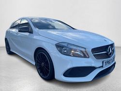 White Used 2017 Mercedes A180 AMG line Hatchback | £13,107 (Fair price)